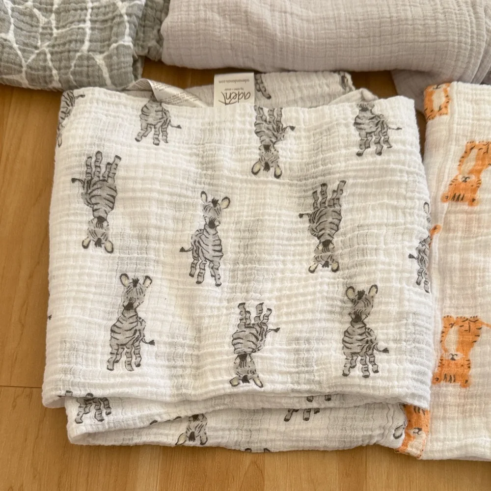 Set of 5 Swaddle Blankets
